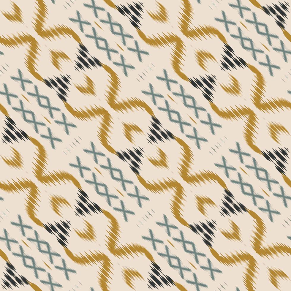Batik Textile ikat Aztec seamless pattern digital vector design for Print saree Kurti Borneo Fabric border brush symbols swatches cotton