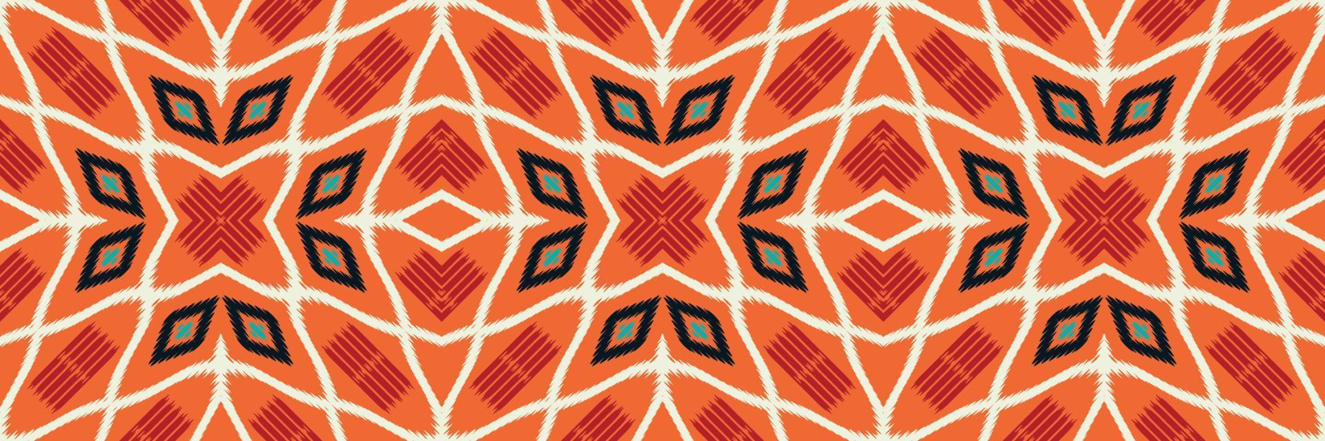 Batik Textile Motif ikat design seamless pattern digital vector design for Print saree Kurti Borneo Fabric border brush symbols swatches designer