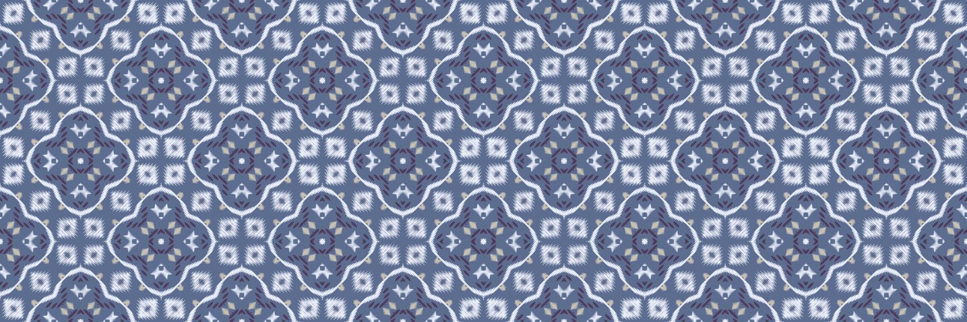 Batik Textile ikat design seamless pattern digital vector design for Print saree Kurti Borneo Fabric border brush symbols swatches designer