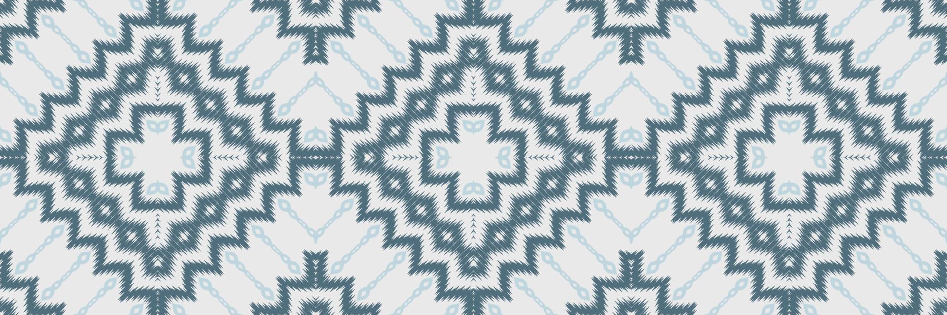 Batik Textile ikat print seamless pattern digital vector design for Print saree Kurti Borneo Fabric border brush symbols swatches party wear