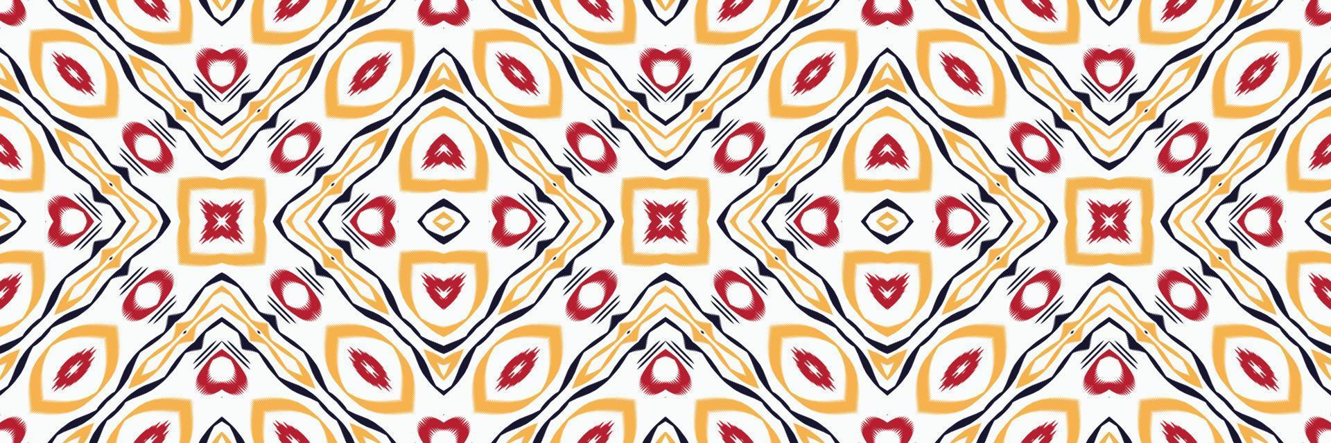 Batik Textile Motif ikat damask seamless pattern digital vector design for Print saree Kurti Borneo Fabric border brush symbols swatches stylish