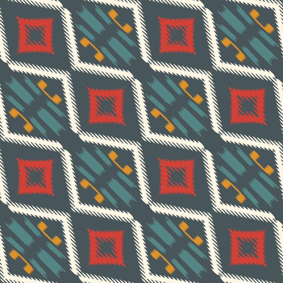 Batik Textile Filipino ikat seamless pattern digital vector design for Print saree Kurti Borneo Fabric border brush symbols swatches designer