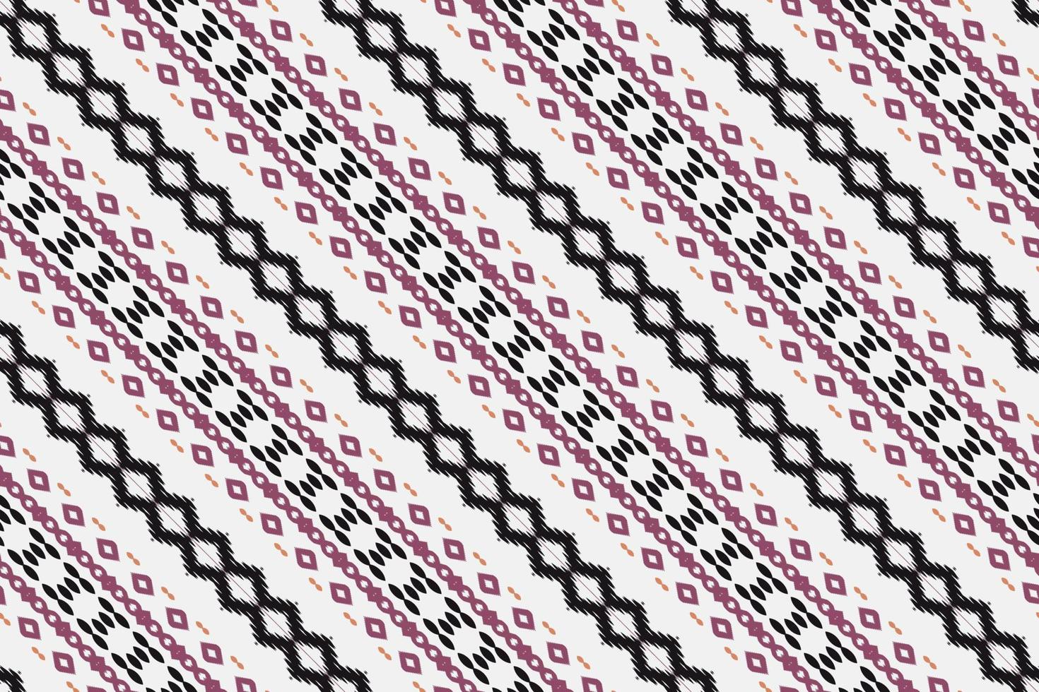 Batik Textile Ikkat or ikat triangle seamless pattern digital vector design for Print saree Kurti Borneo Fabric border brush symbols swatches designer