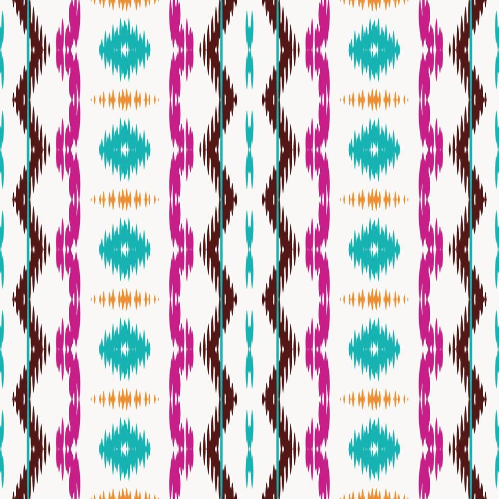 Batik Textile Ethnic ikat prints seamless pattern digital vector design for Print saree Kurti Borneo Fabric border brush symbols swatches designer