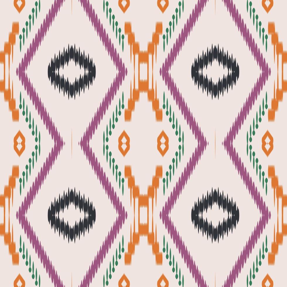 ikat flor arte tribal de patrones sin fisuras. étnico geométrico ikkat batik vector digital diseño textil para estampados tela sari mughal cepillo símbolo franjas textura kurti kurtis kurtas