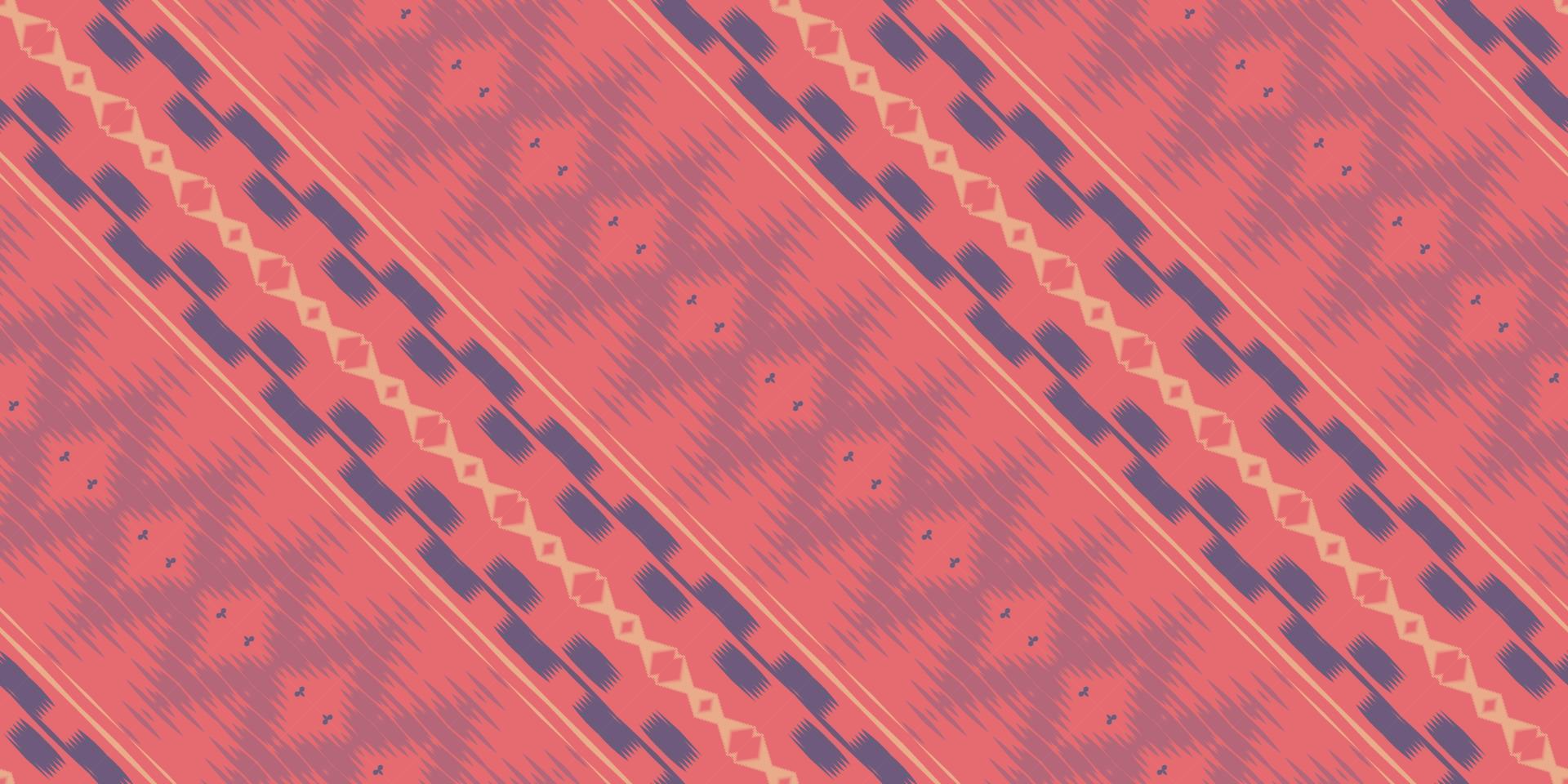 Ikat triangle batik textile seamless pattern digital vector design for Print saree Kurti Borneo Fabric border brush symbols swatches designer