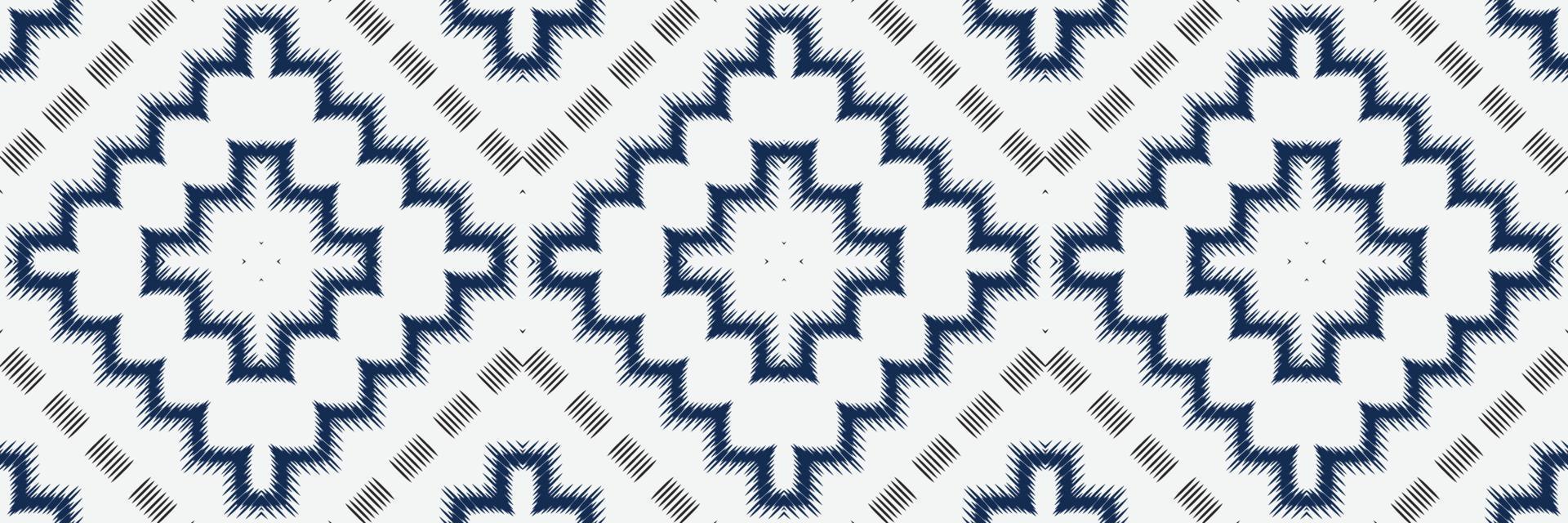 Batik Textile ikat chevron seamless pattern digital vector design for Print saree Kurti Borneo Fabric border brush symbols swatches stylish