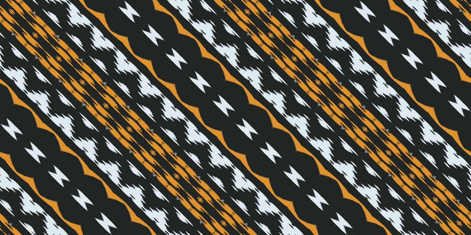 Batik Textile Ethnic ikat print seamless pattern digital vector design for Print saree Kurti Borneo Fabric border brush symbols swatches party wear