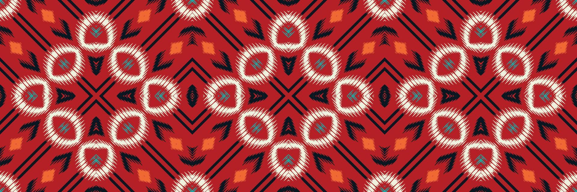 Batik Textile Motif ikat design seamless pattern digital vector design for Print saree Kurti Borneo Fabric border brush symbols swatches party wear