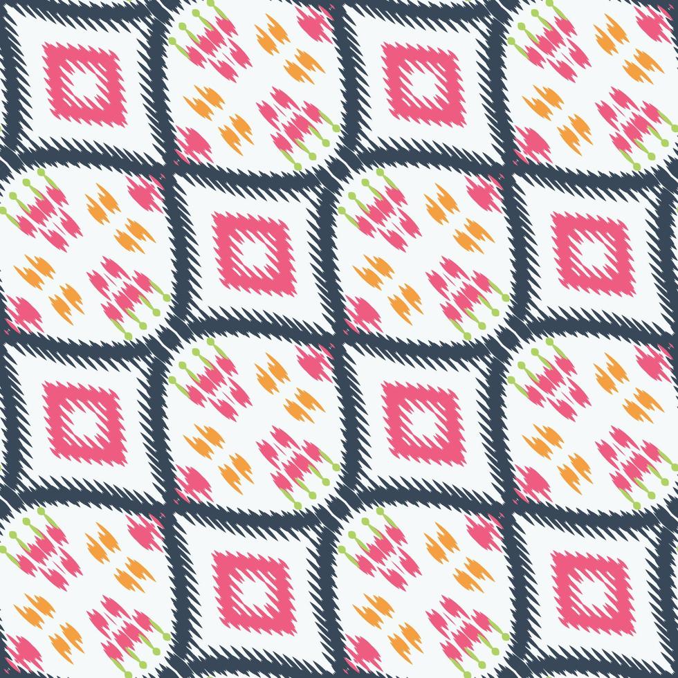 Batik Textile Motif ikat design seamless pattern digital vector design for Print saree Kurti Borneo Fabric border brush symbols swatches designer