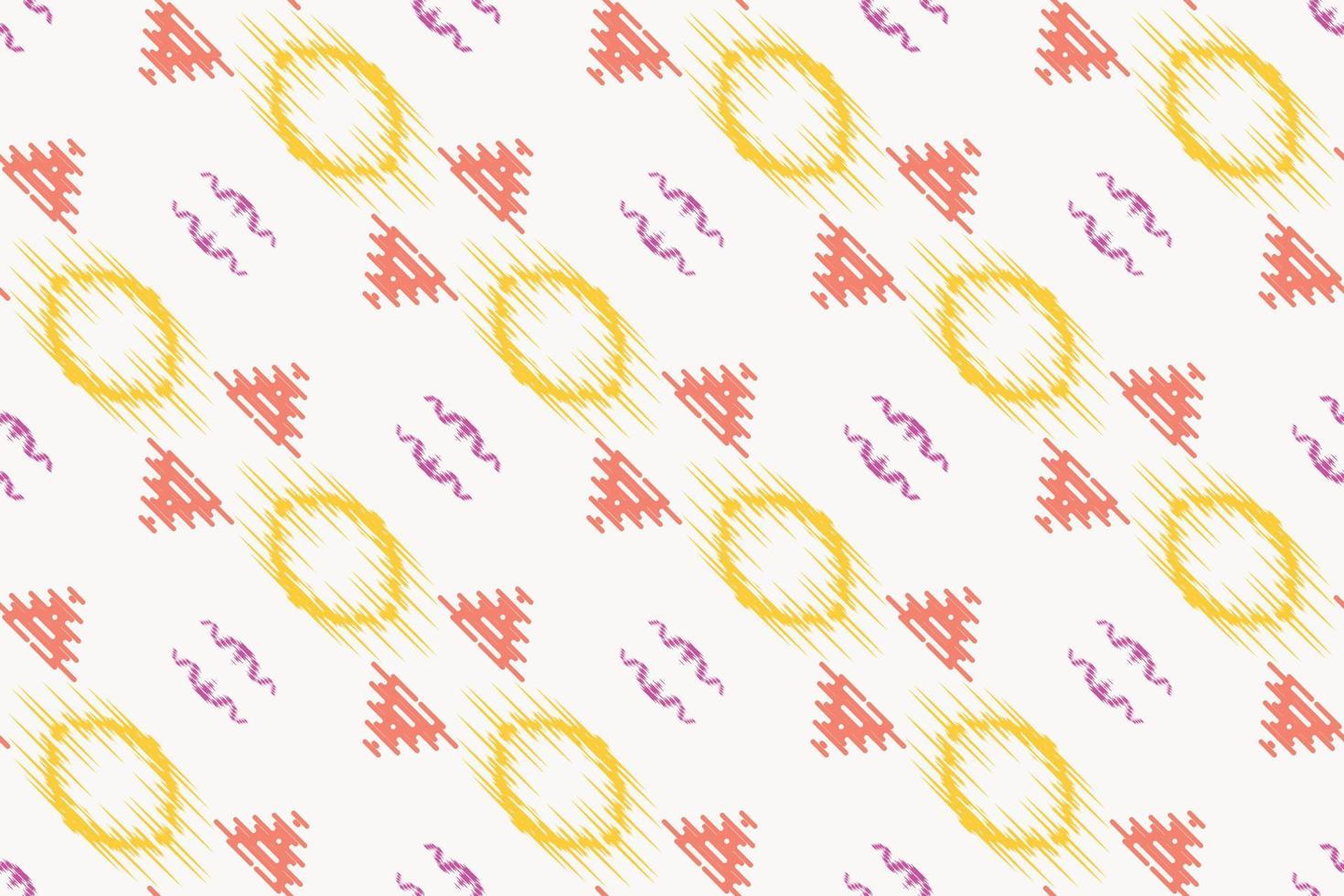 Ikat flower batik textile seamless pattern digital vector design for Print saree Kurti Borneo Fabric border brush symbols swatches stylish