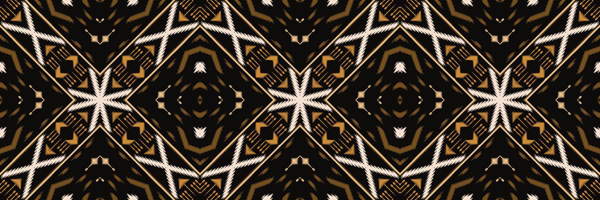 Ikat designs batik textile seamless pattern digital vector design for Print saree Kurti Borneo Fabric border brush symbols swatches stylish