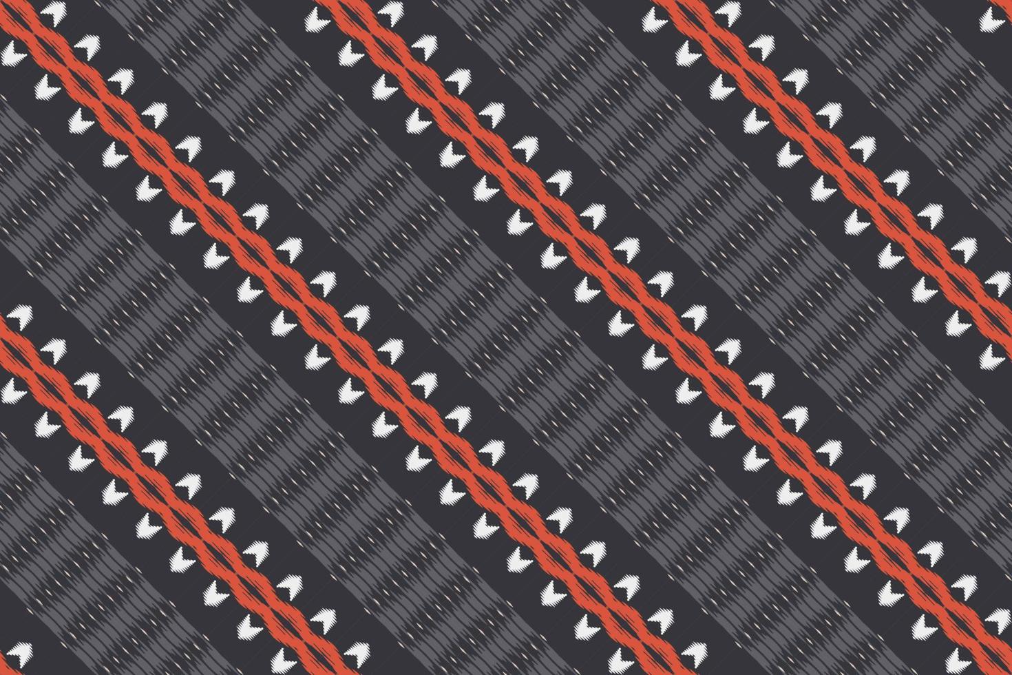 Batik Textile Ikkat or ikat stripe seamless pattern digital vector design for Print saree Kurti Borneo Fabric border brush symbols swatches designer