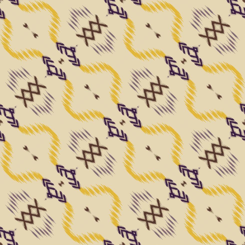 Batik Textile ikat diamond seamless pattern digital vector design for Print saree Kurti Borneo Fabric border brush symbols swatches designer