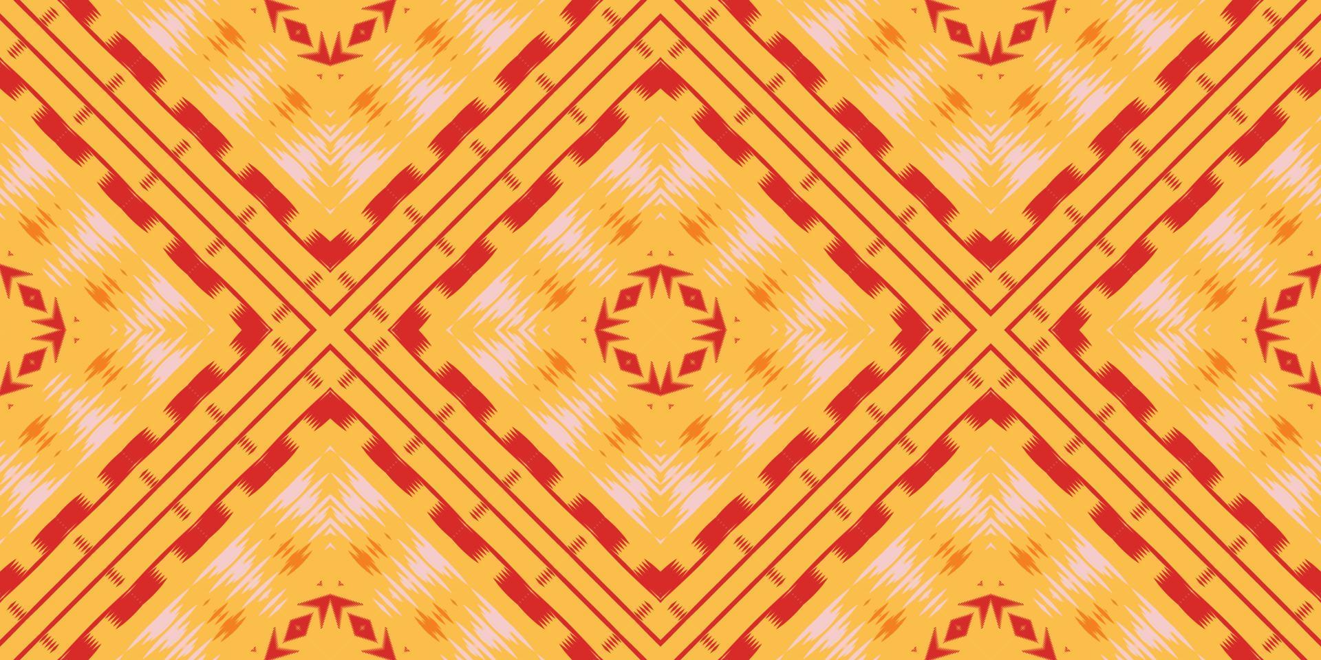 Motif ikat vector batik textile seamless pattern digital vector design for Print saree Kurti Borneo Fabric border brush symbols swatches designer