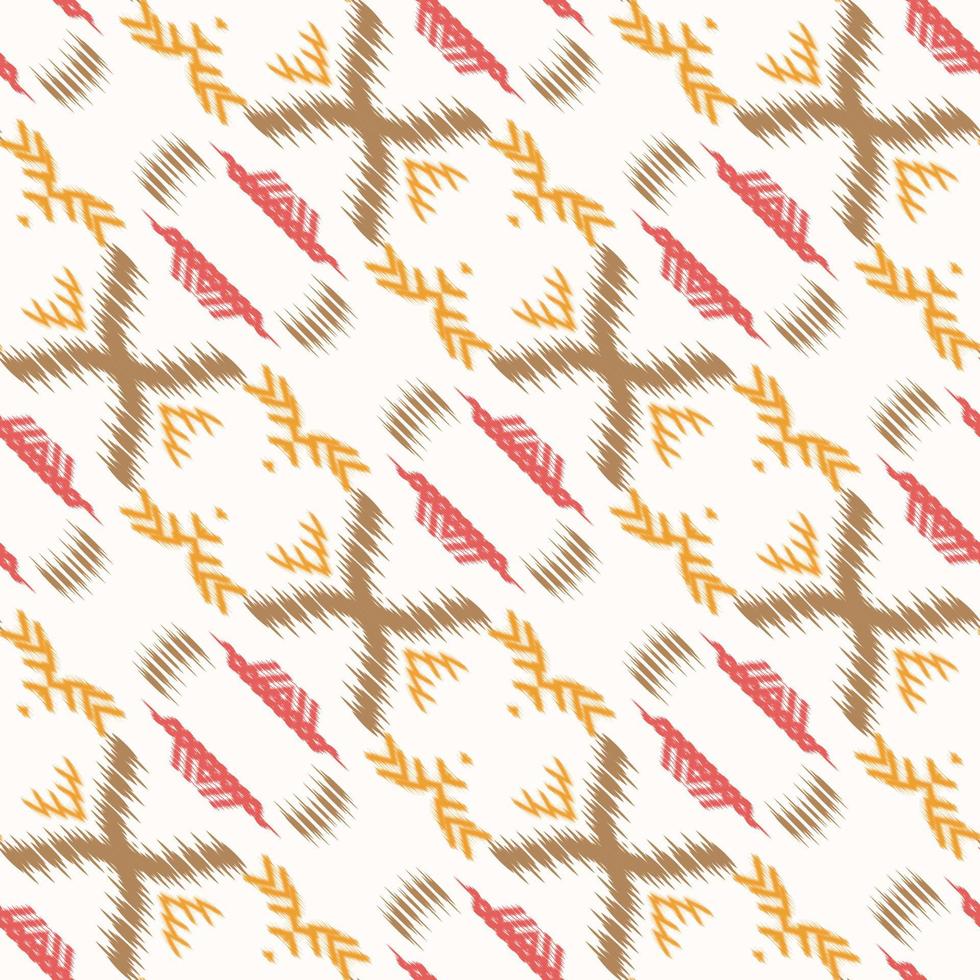 Batik Textile ikat damask seamless pattern digital vector design for Print saree Kurti Borneo Fabric border brush symbols swatches designer