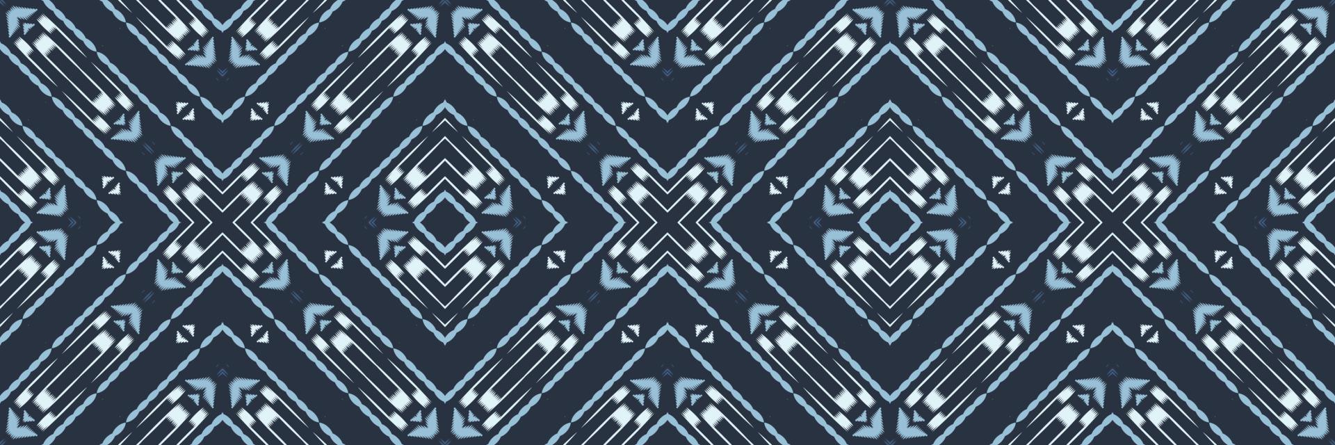 Batik Textile Motif ikat vector seamless pattern digital vector design for Print saree Kurti Borneo Fabric border brush symbols swatches cotton
