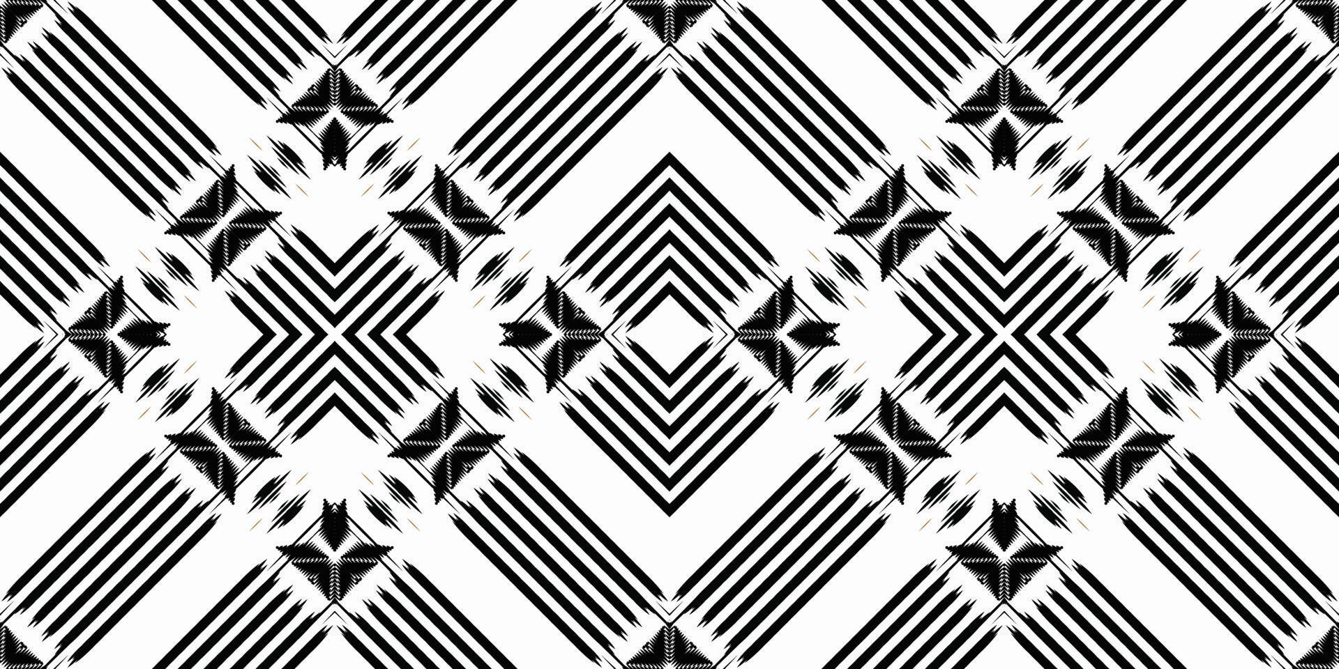 Ikat diamond tribal chevron Seamless Pattern. Ethnic Geometric Ikkat Batik Digital vector textile Design for Prints Fabric saree Mughal brush symbol Swaths texture Kurti Kurtis Kurtas