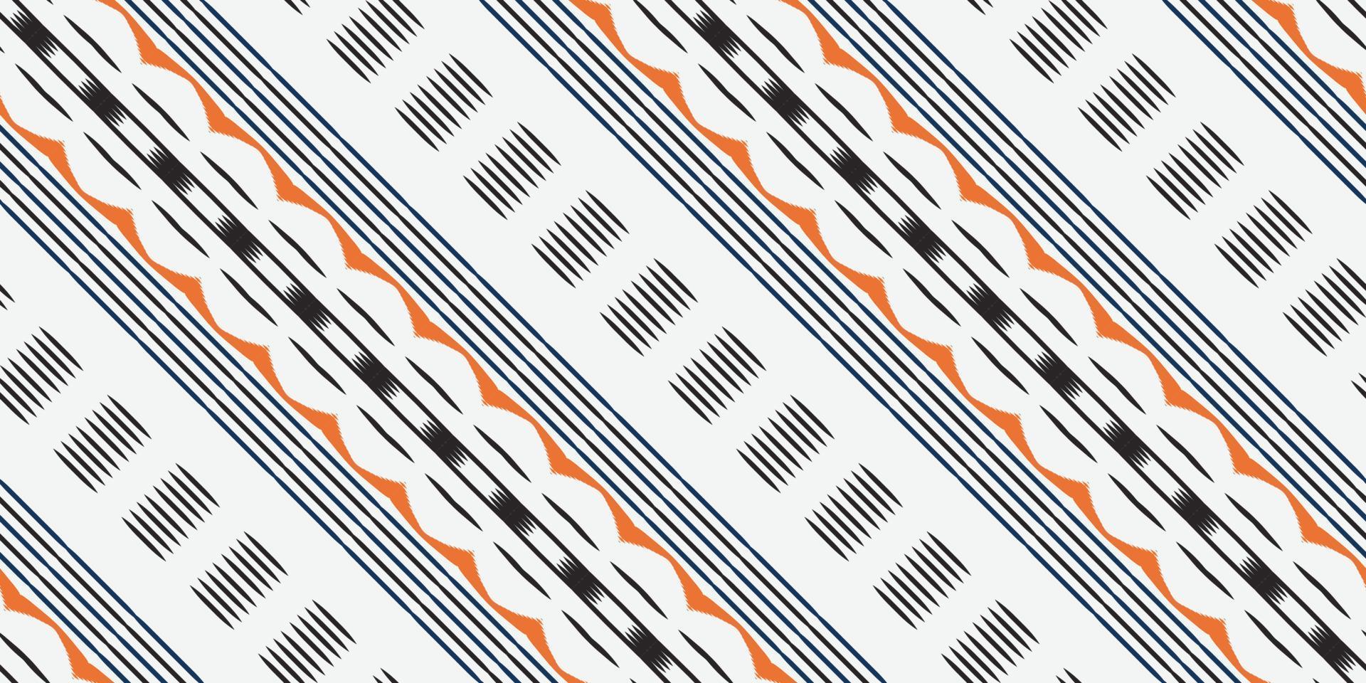 Ikat chevron batik textile seamless pattern digital vector design for Print saree Kurti Borneo Fabric border brush symbols swatches party wear