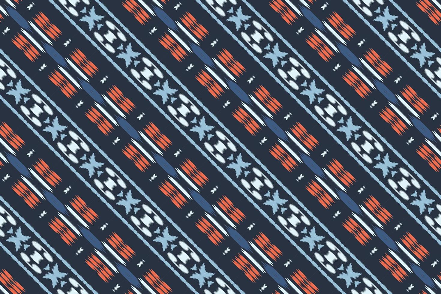 Batik Textile Motif ikat vector seamless pattern digital vector design for Print saree Kurti Borneo Fabric border brush symbols swatches stylish