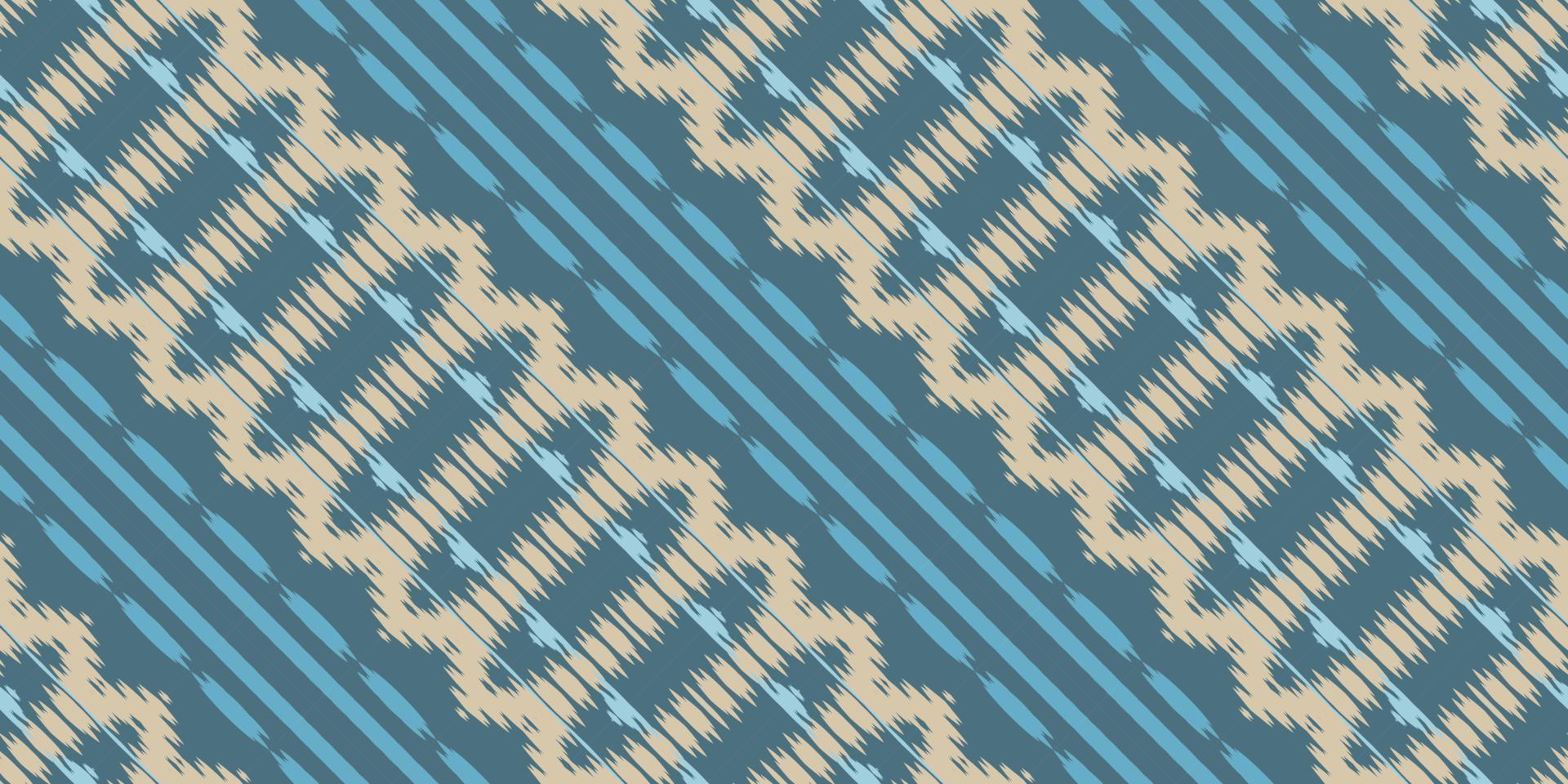 Ikat design batik textile seamless pattern digital vector design for Print saree Kurti Borneo Fabric border brush symbols swatches designer