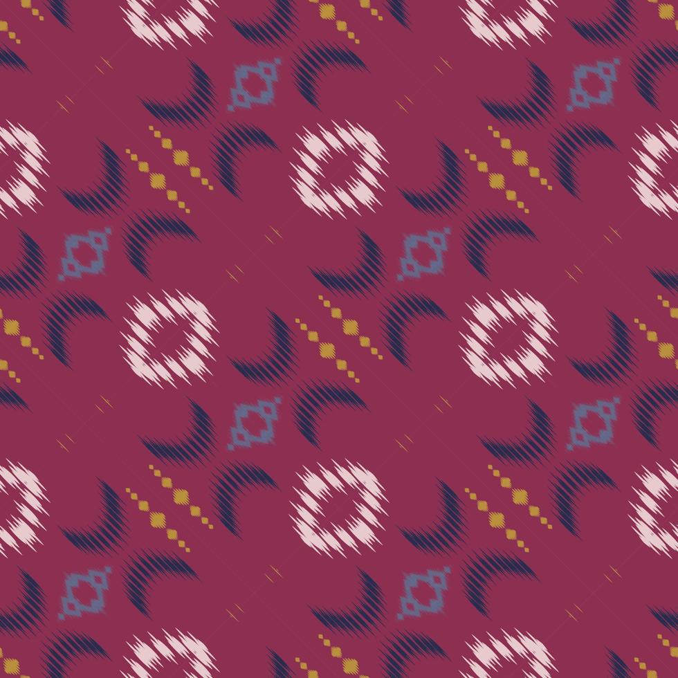 Batik Textile ikat background seamless pattern digital vector design for Print saree Kurti Borneo Fabric border brush symbols swatches cotton