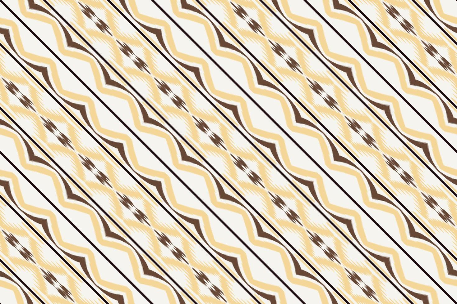 Ethnic ikat stripe batik textile seamless pattern digital vector design for Print saree Kurti Borneo Fabric border brush symbols swatches designer