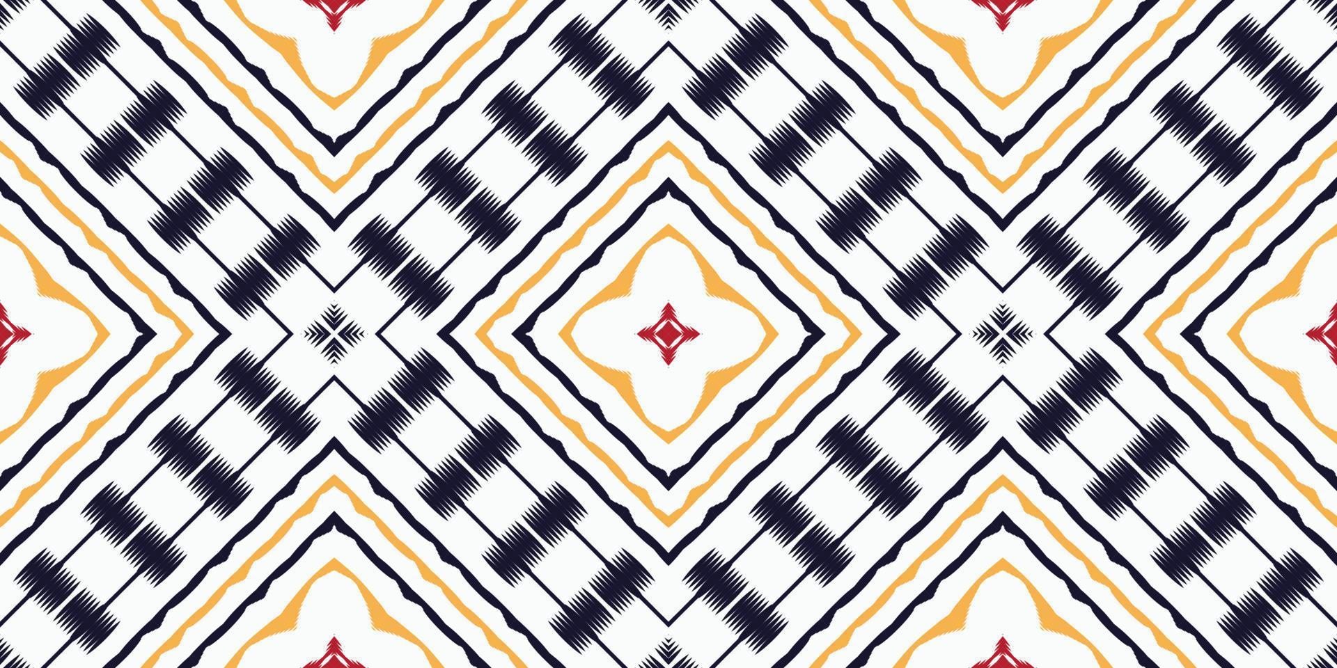 Motif ikat damask batik textile seamless pattern digital vector design for Print saree Kurti Borneo Fabric border brush symbols swatches designer