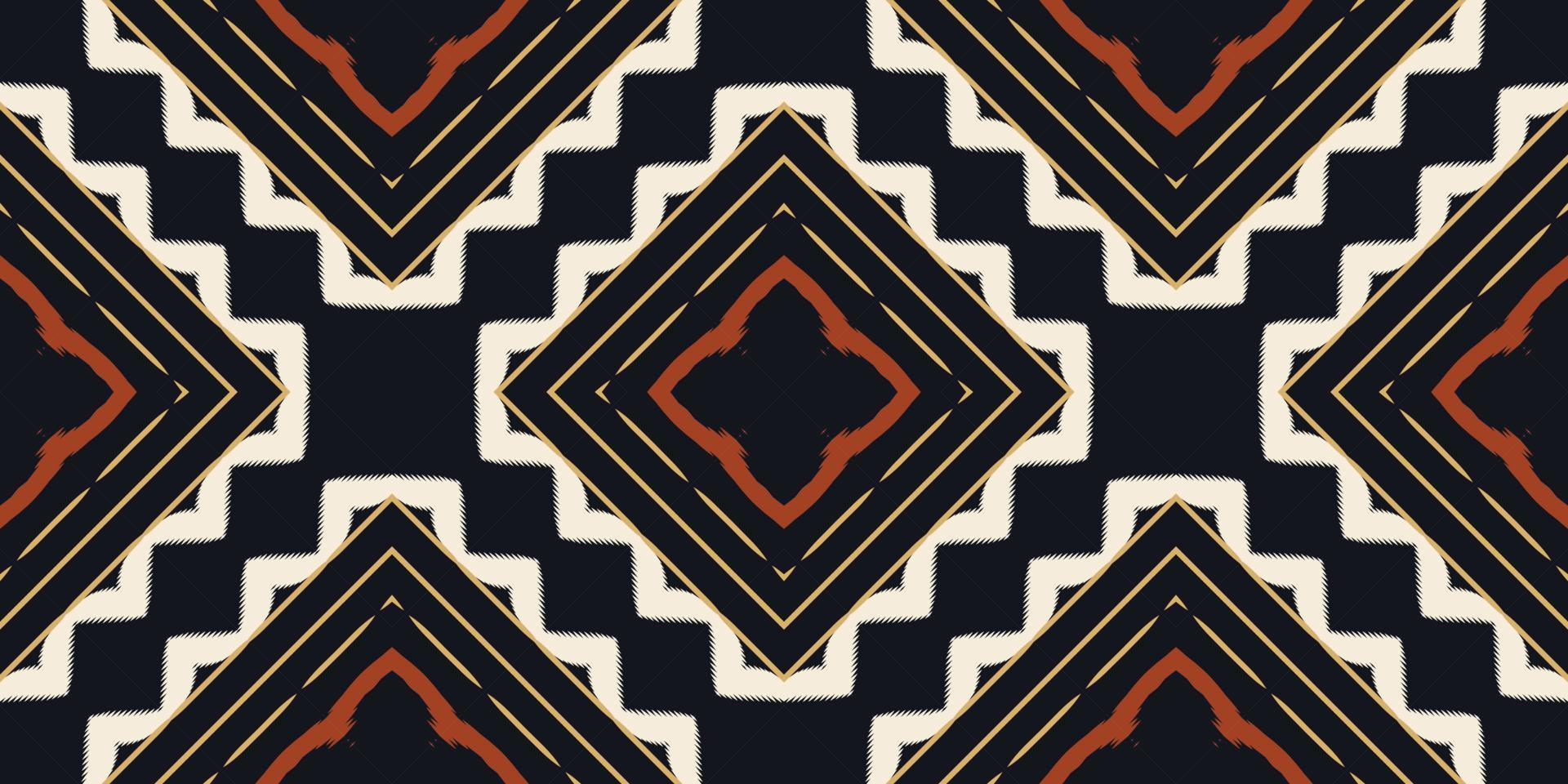 Motif Filipino ikat batik textile seamless pattern digital vector design for Print saree Kurti Borneo Fabric border brush symbols swatches stylish