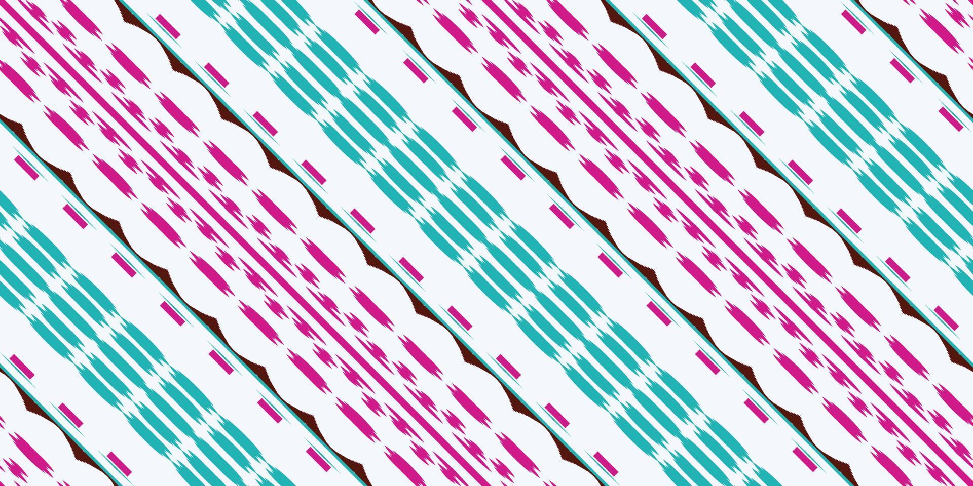 Batik Textile Ethnic ikat stripe seamless pattern digital vector design for Print saree Kurti Borneo Fabric border brush symbols swatches designer