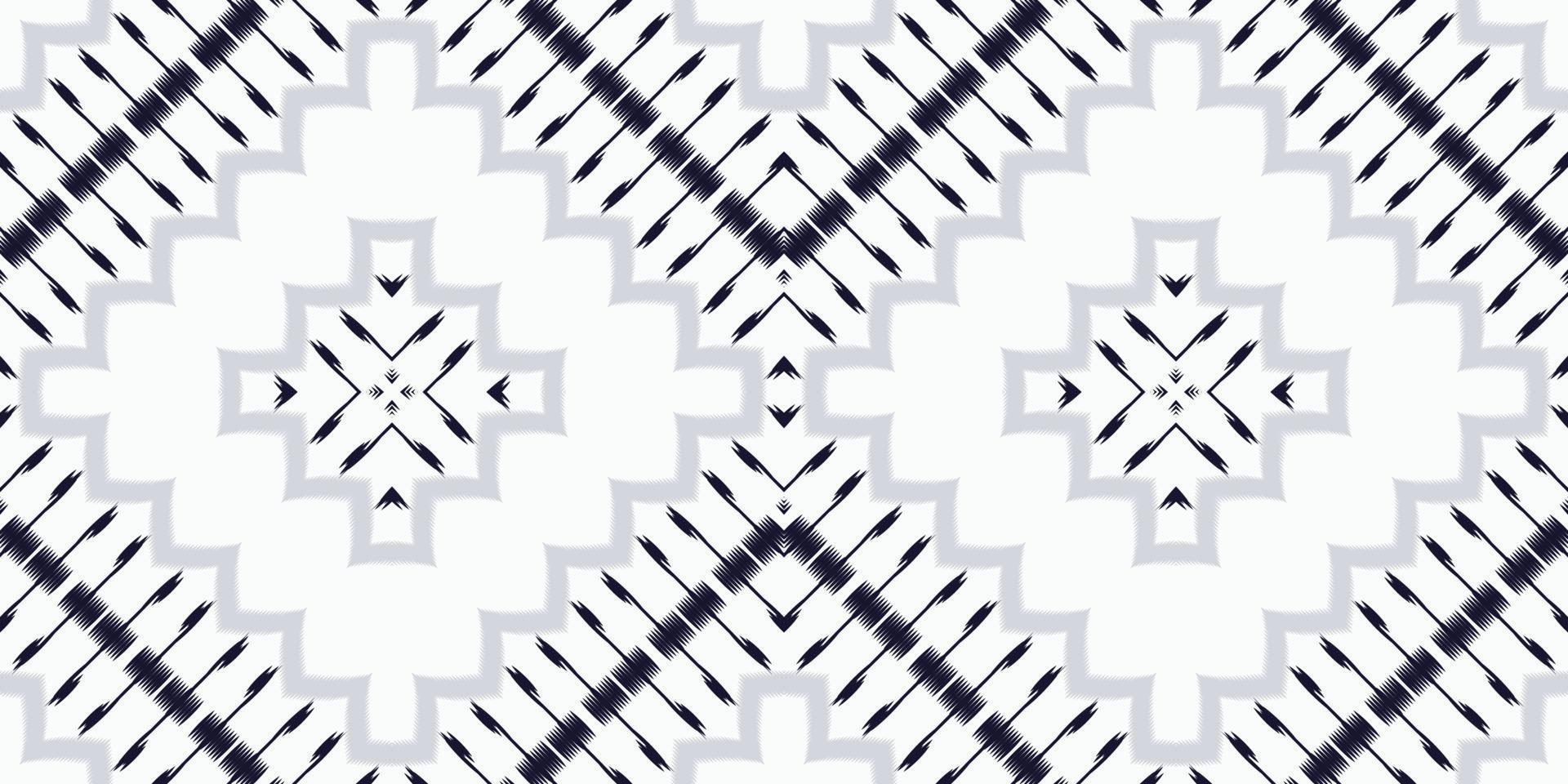 Batik Textile Motif African ikat seamless pattern digital vector design for Print saree Kurti Borneo Fabric border brush symbols swatches designer
