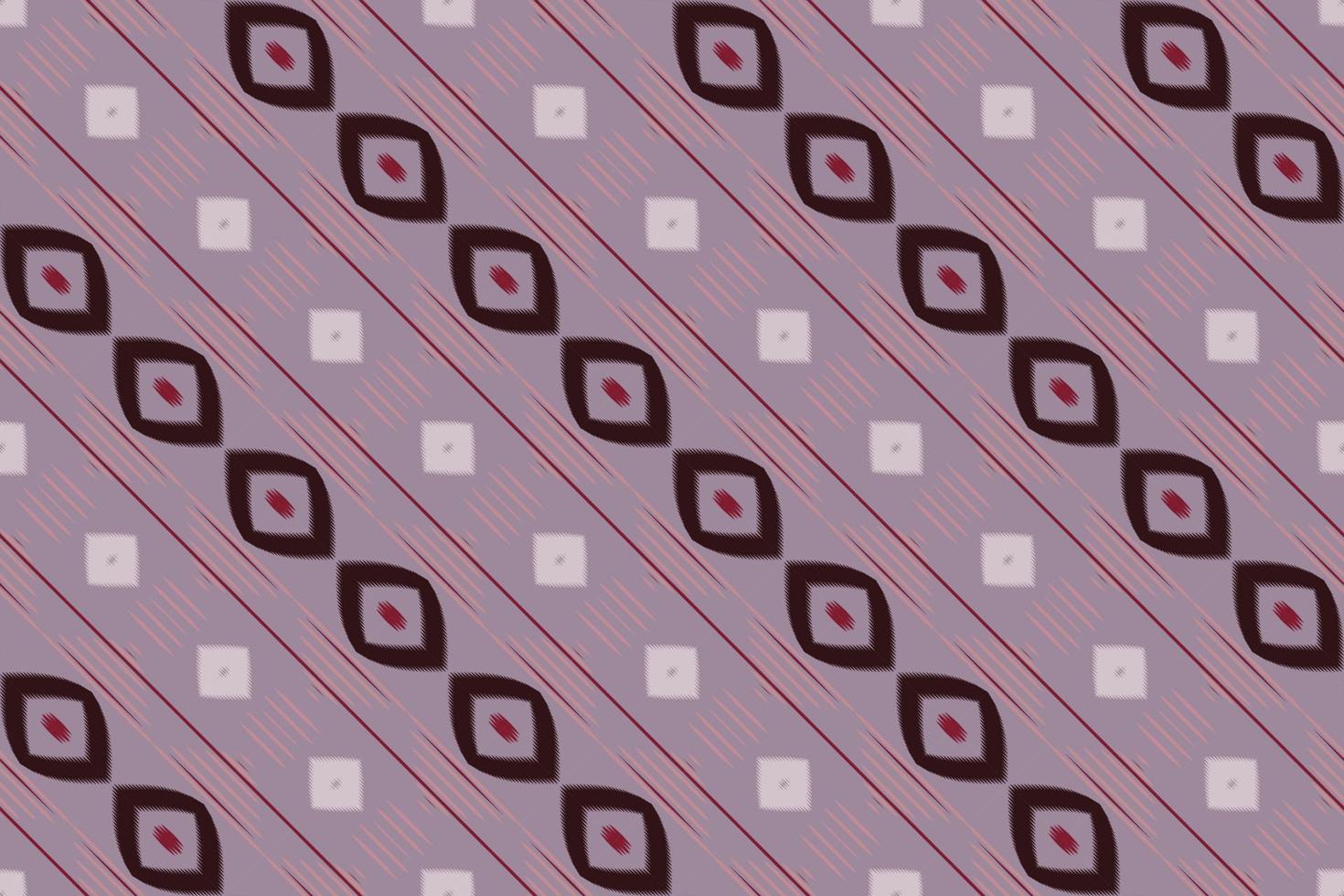motivo textil batik ikat diamante patrón sin costuras diseño vectorial digital para imprimir saree kurti borde de tela símbolos de pincel de borde muestras de algodón vector