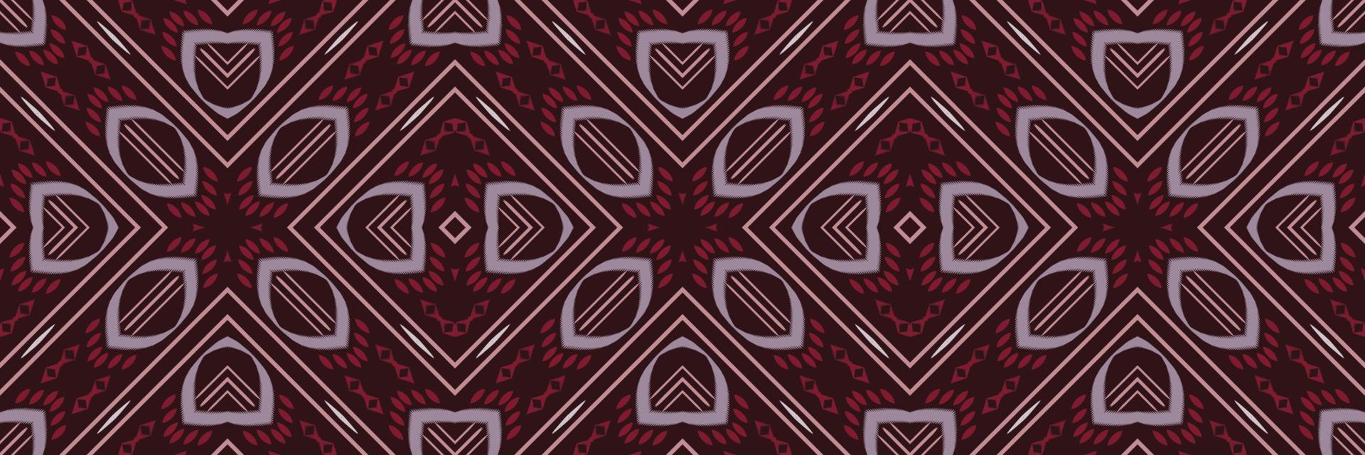 Batik Textile Motif ikat floral seamless pattern digital vector design for Print saree Kurti Borneo Fabric border brush symbols swatches party wear