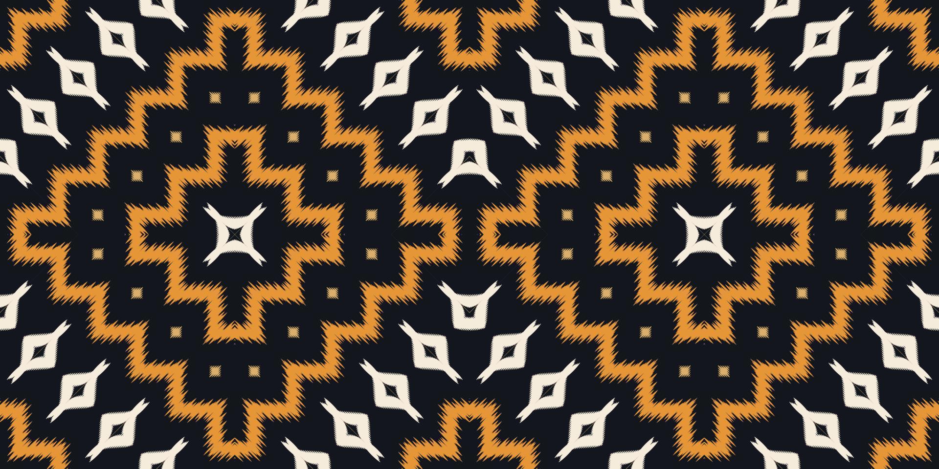 batik textil ikat rayas de patrones sin fisuras diseño vectorial digital para imprimir saree kurti borneo borde de tela símbolos de pincel muestras con estilo vector