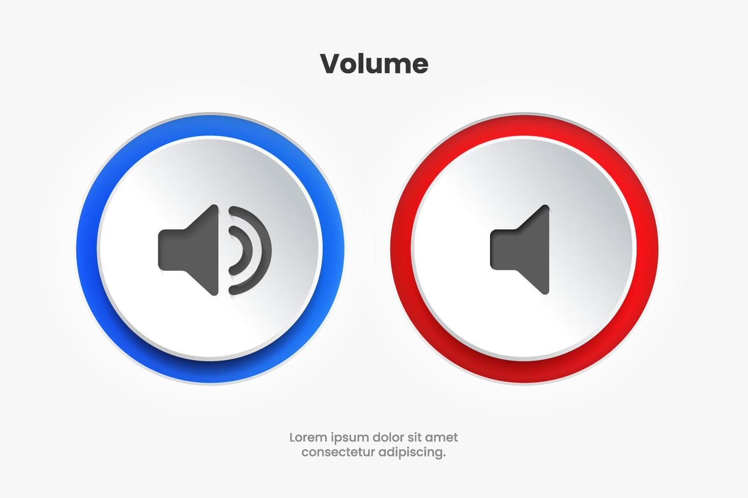 Speaker and sound icon. Volume up down sign Computer voice icon. Megaphone and music icon. Sound