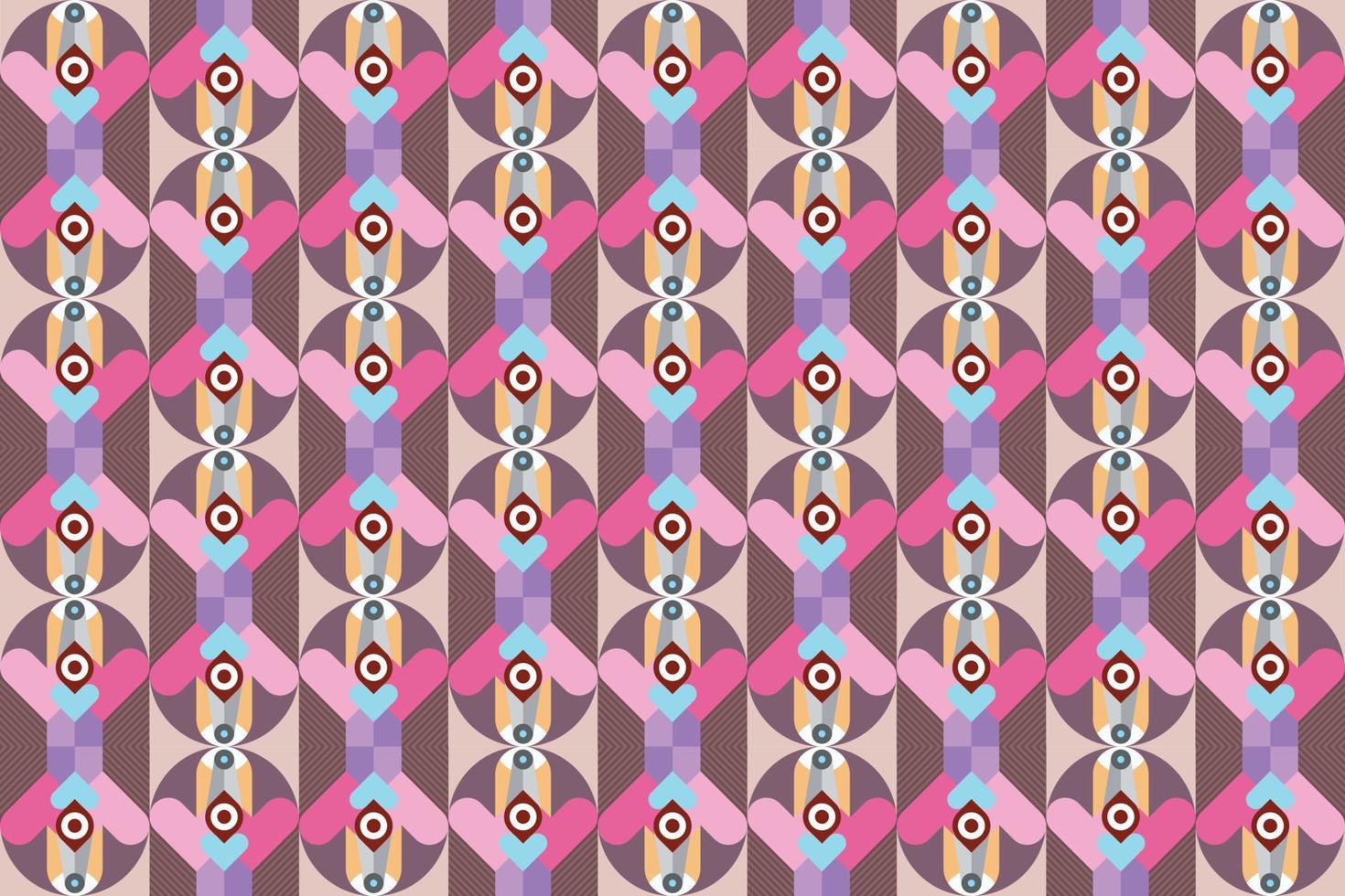 Abstract geometric patterns seamless vector background