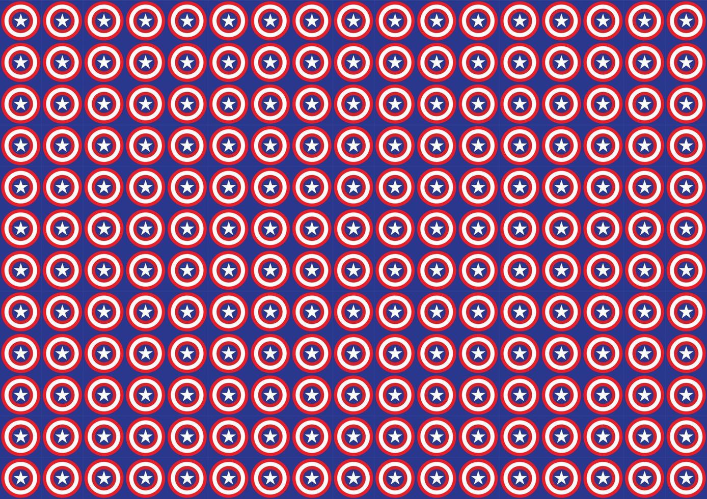 Abstract Comic Star Circular Shield with a striped dot Seamless pattern inspired by pop art style composed in a Blue Square shape form backdrop vector