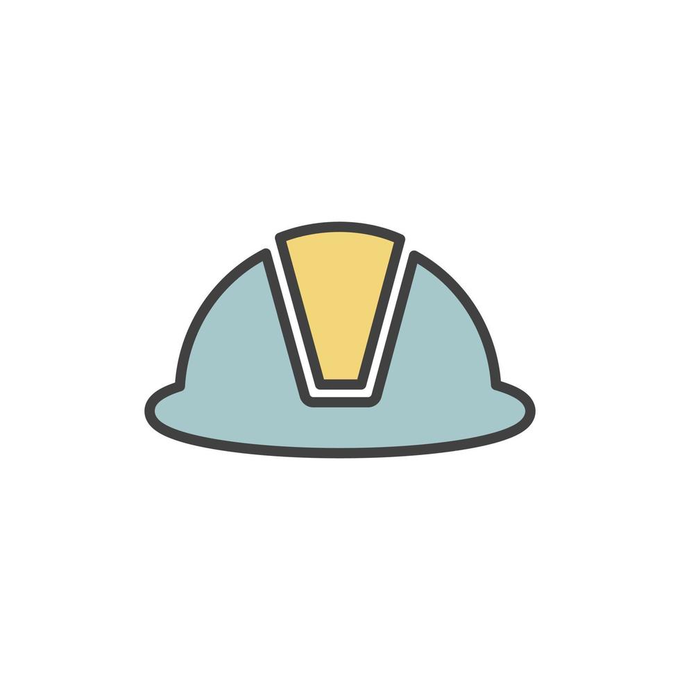 safety helmet icon vector illustration