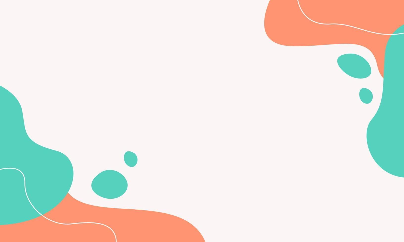 Abstract Background Simple Hand Drawn Minimalist Style with Free Shape and Pastel Colors. Vector Background Illustration for presentation