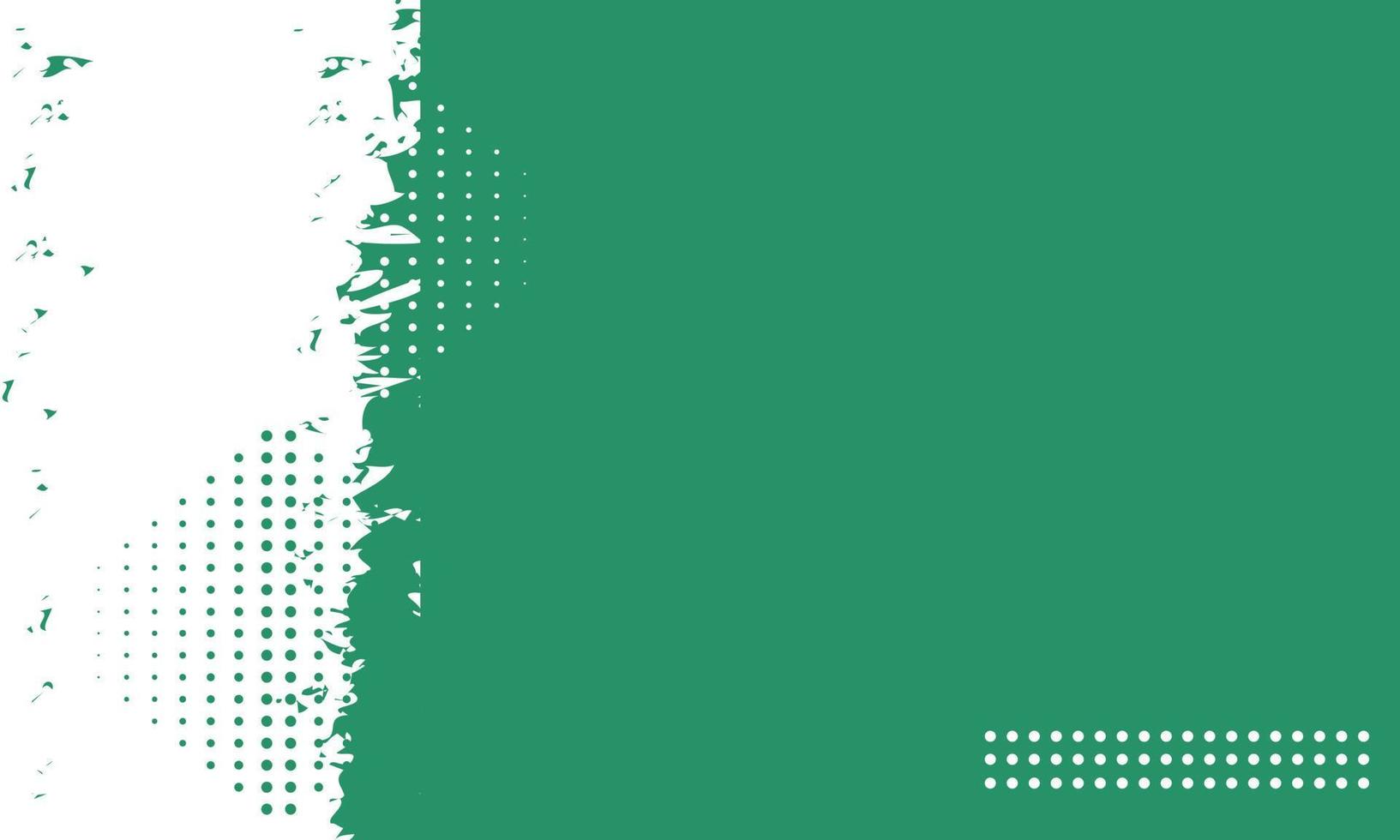 Dots halftone white  green color pattern gradient grunge texture background. Dots pop art comics sport style vector illustration for presentation background