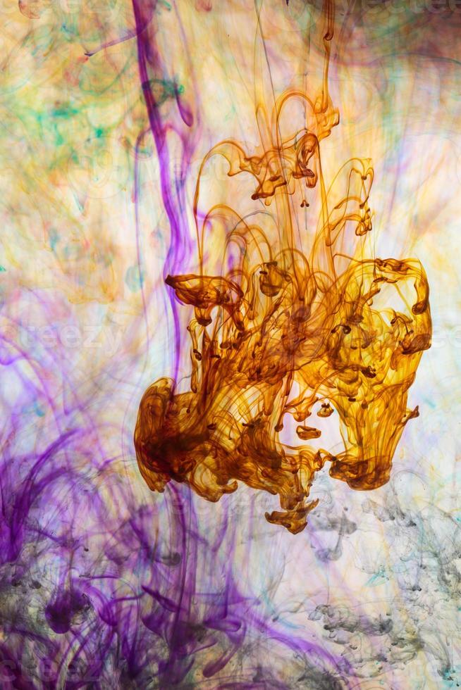 Abstract and very colorful motion blur background photo