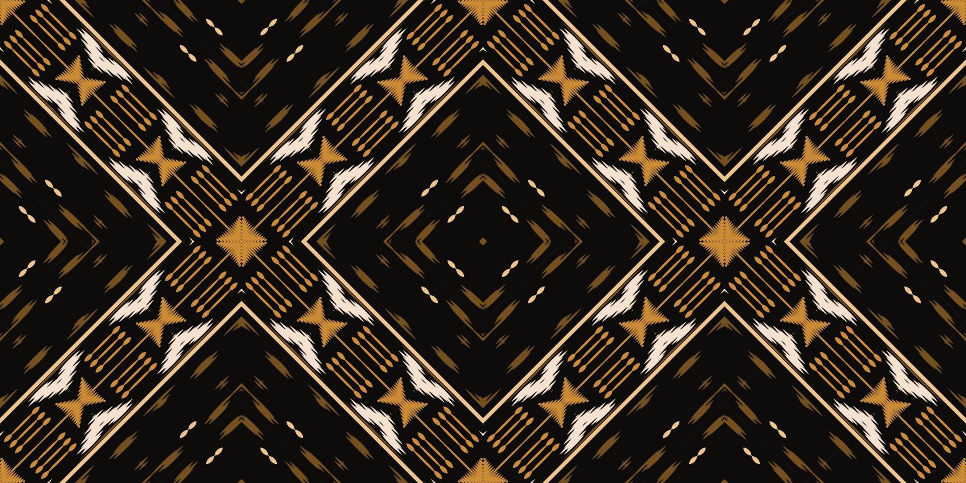 Ikat dots tribal cross Seamless Pattern. Ethnic Geometric Batik Ikkat Digital vector textile Design for Prints Fabric saree Mughal brush symbol Swaths texture Kurti Kurtis Kurtas