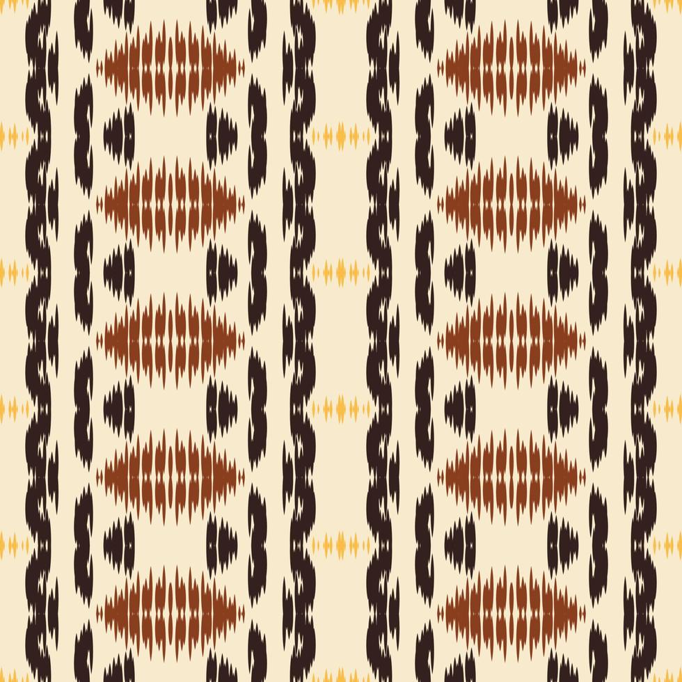 Batik Textile Ethnic ikat stripe seamless pattern digital vector design for Print saree Kurti Borneo Fabric border brush symbols swatches party wear