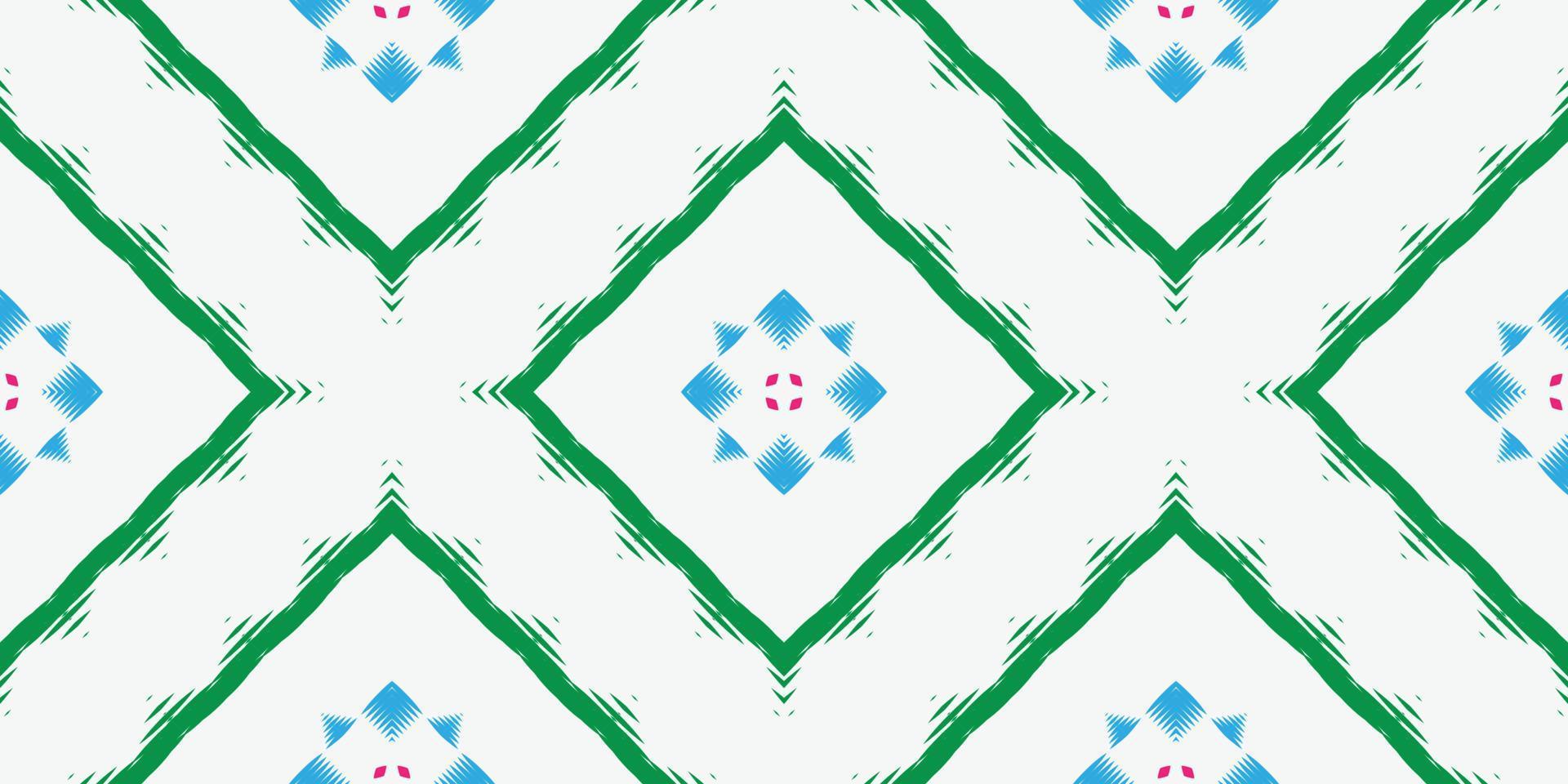 Motif ikat diamond batik textile seamless pattern digital vector design for Print saree Kurti Borneo Fabric border brush symbols swatches designer