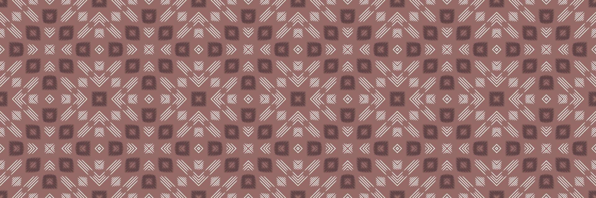Batik Textile Ikkat or ikat frame seamless pattern digital vector design for Print saree Kurti Borneo Fabric border brush symbols swatches cotton