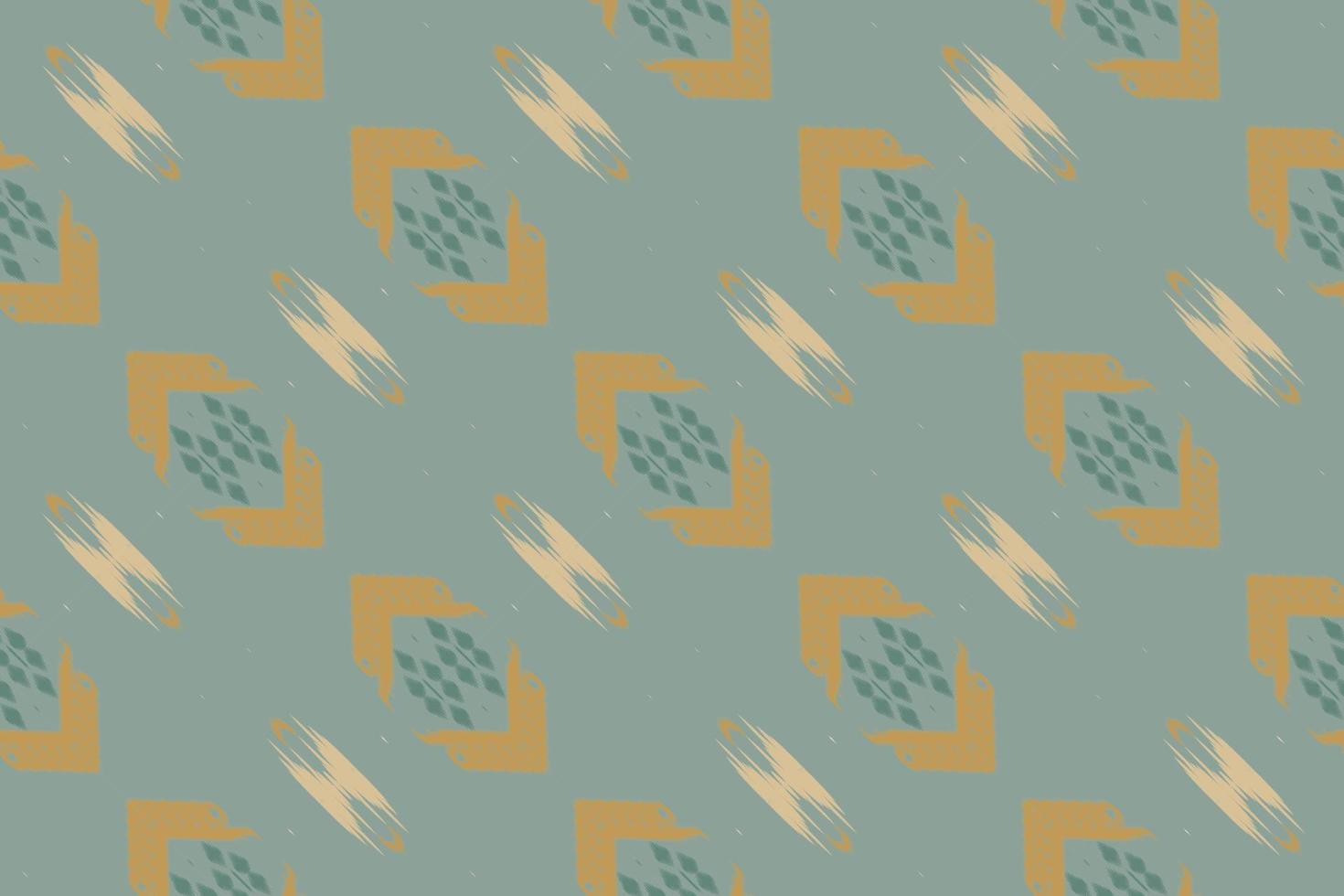 batik textil étnico ikat damasco patrón sin costuras diseño vectorial digital para imprimir saree kurti borneo borde de tela símbolos de pincel muestras diseñador vector