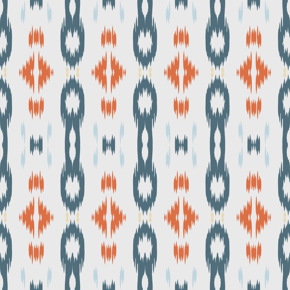 Motif ikat print seamless pattern digital vector design for Print saree Kurti Borneo Fabric border brush symbols swatches designer