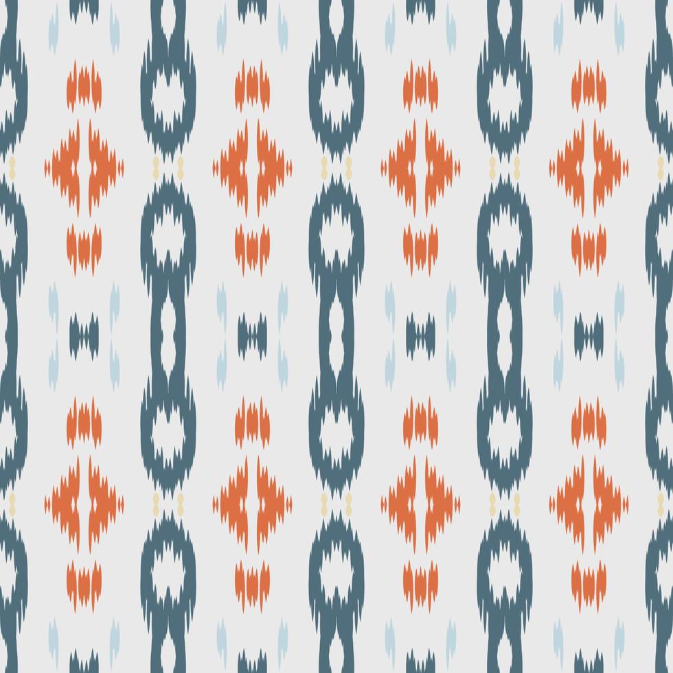 Motif ikat print seamless pattern digital vector design for Print saree Kurti Borneo Fabric border brush symbols swatches designer