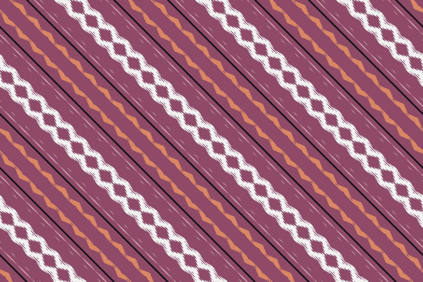 Batik Textile Ikkat or ikat stripe seamless pattern digital vector design for Print saree Kurti Borneo Fabric border brush symbols swatches cotton