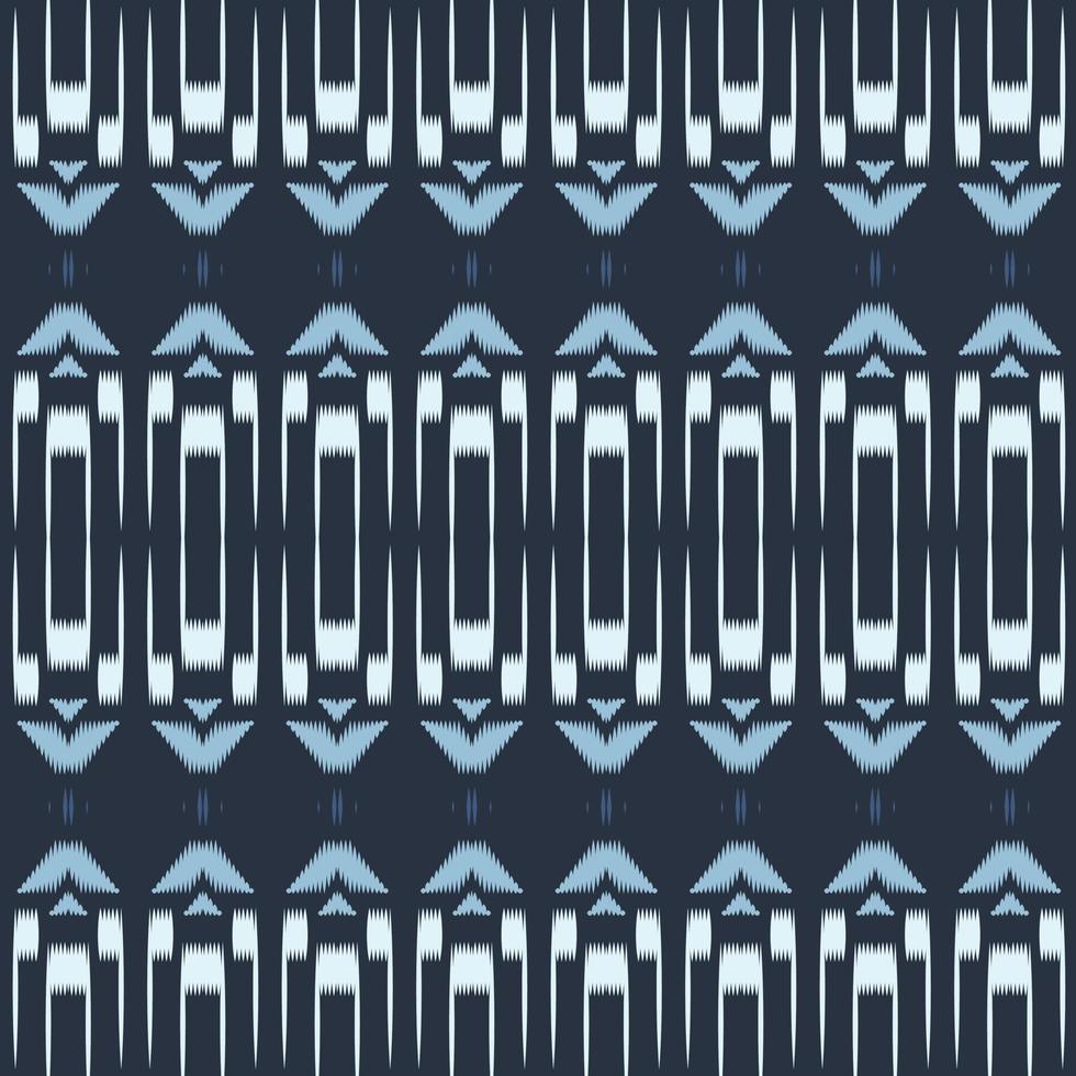 tela ikat tribal azteca patrón sin costuras. étnico geométrico batik ikkat vector digital diseño textil para estampados tela sari mogol cepillo símbolo franjas textura kurti kurtis kurtas